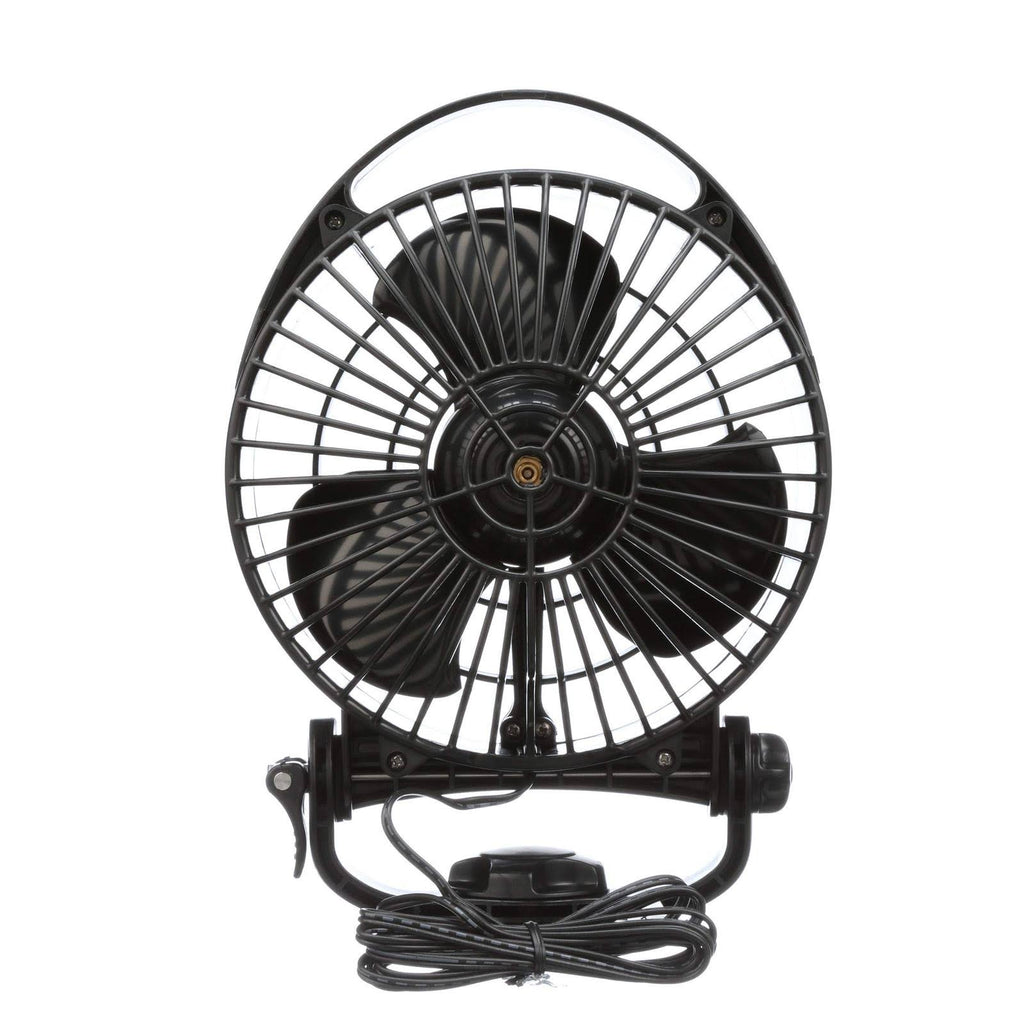 Black 12V 3-Speed Marine Fan Q1145