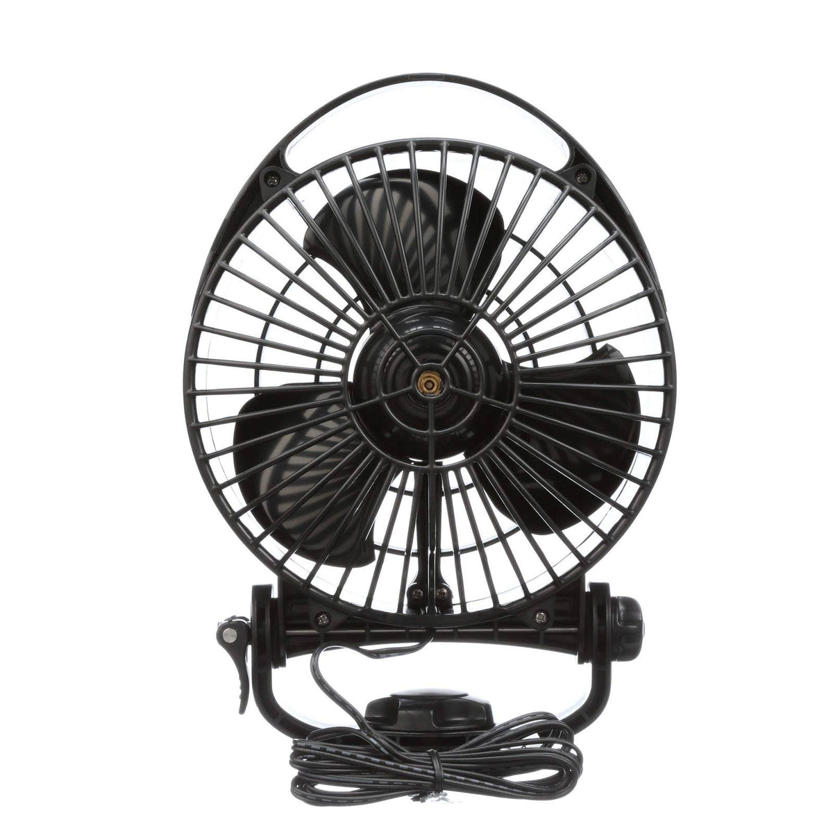 Black 12V 3-Speed Marine Fan Q1145