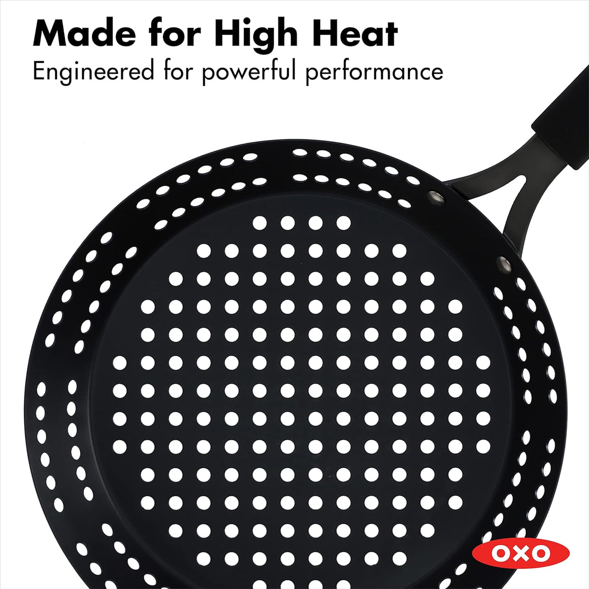 Black 12 Carbon Steel Frying Pan with Silicone Sleeve I2985