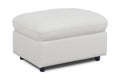 Beige Leather Ottoman R993010