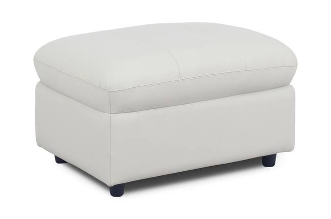 Beige Leather Ottoman R993010