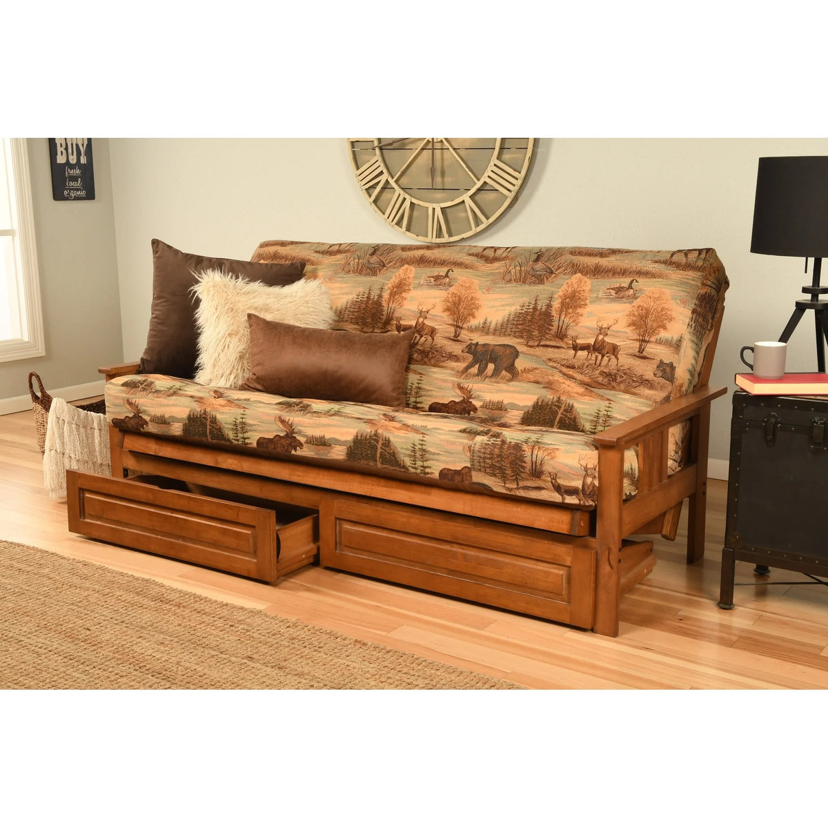 Multi-Color Fabric Storage Sofa S798