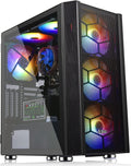 ATX Mid-Tower PC Gaming Case with Glass Side Panel A3521