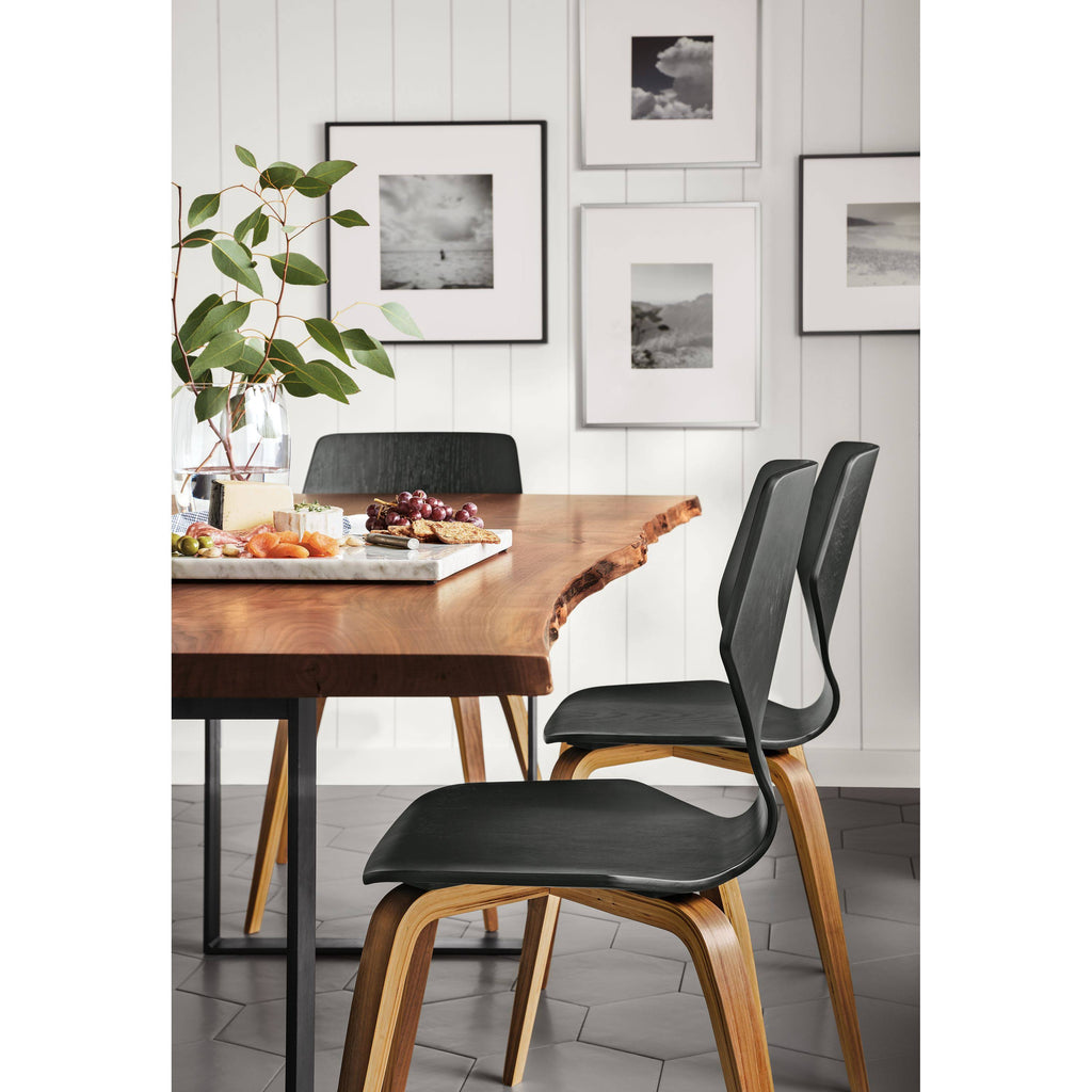 Indigo Pike Side Chair with Metal Base H5516