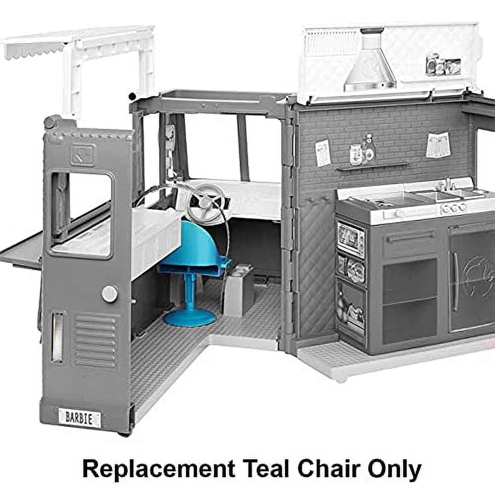 Teal Chair Replacement Part for Barbie Doll Playset H376098
