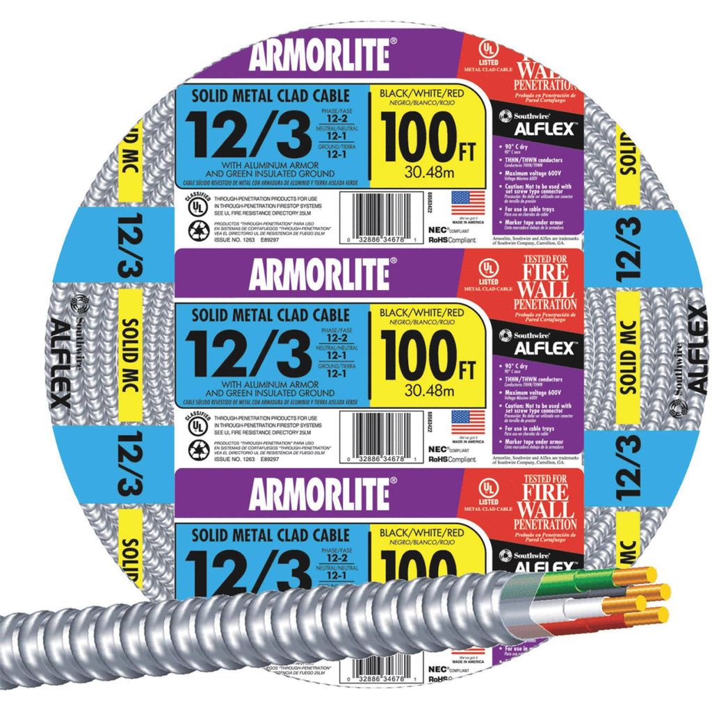 12/3 MC Aluminum Cable J755096