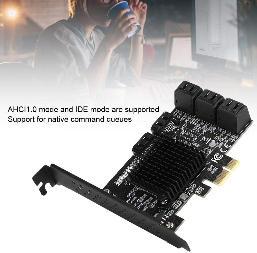 SATA 3.0 PCI-E 8 Port Controller Expansion Card with Low Profile Bracket A382