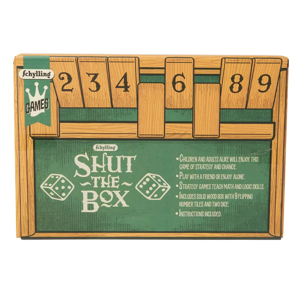 Shut the Box Dice Game G34876