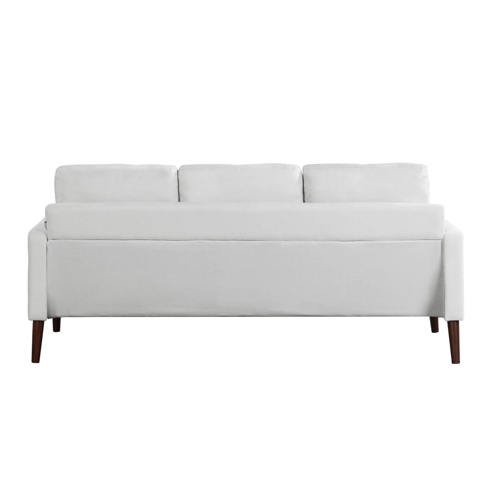 Gray Upholstery Sofa with Side Pocket and USB Power V670047
