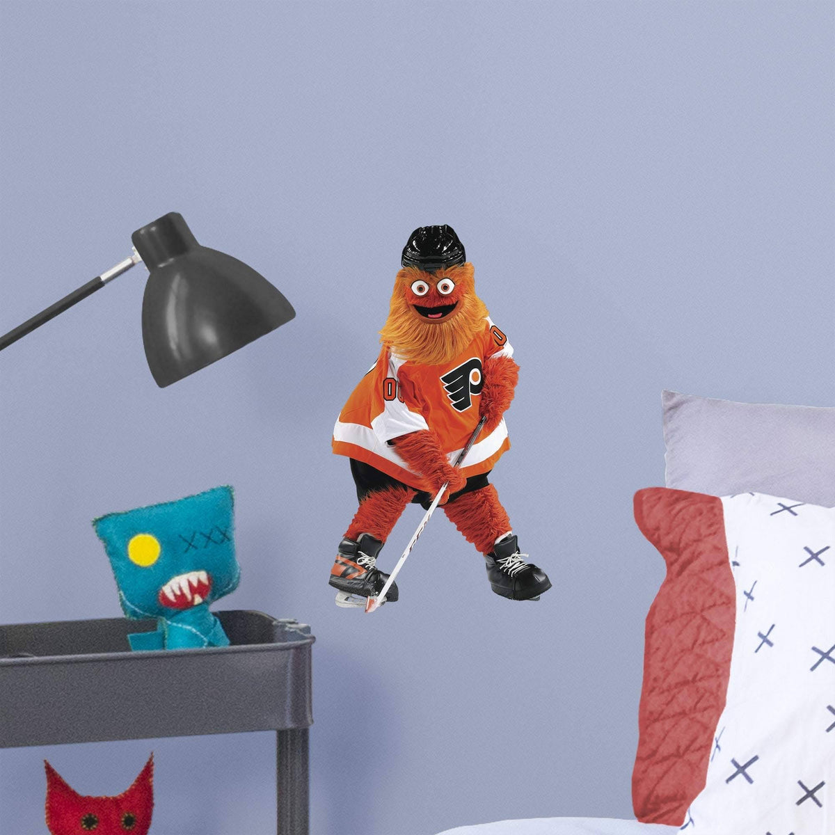 Giant Mascot Removable Wall Decal with 2 Team Wall Decals O3819