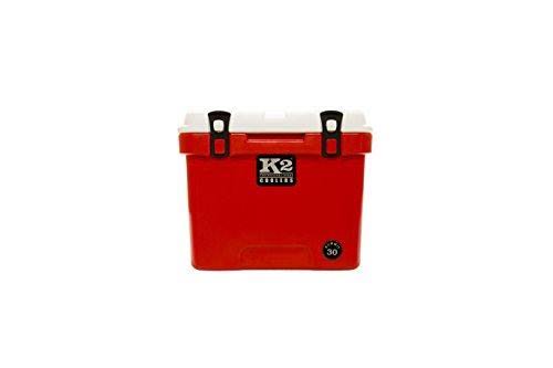 Purple and Yellow 30 Quart Cooler D289829