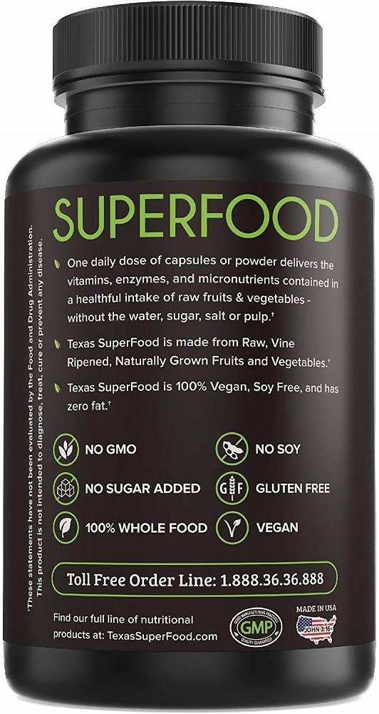 180 Capsules Superfood U512