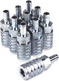 1/2" x 1/2" Steel Hose Barb Couplers (10-Pack) V85991