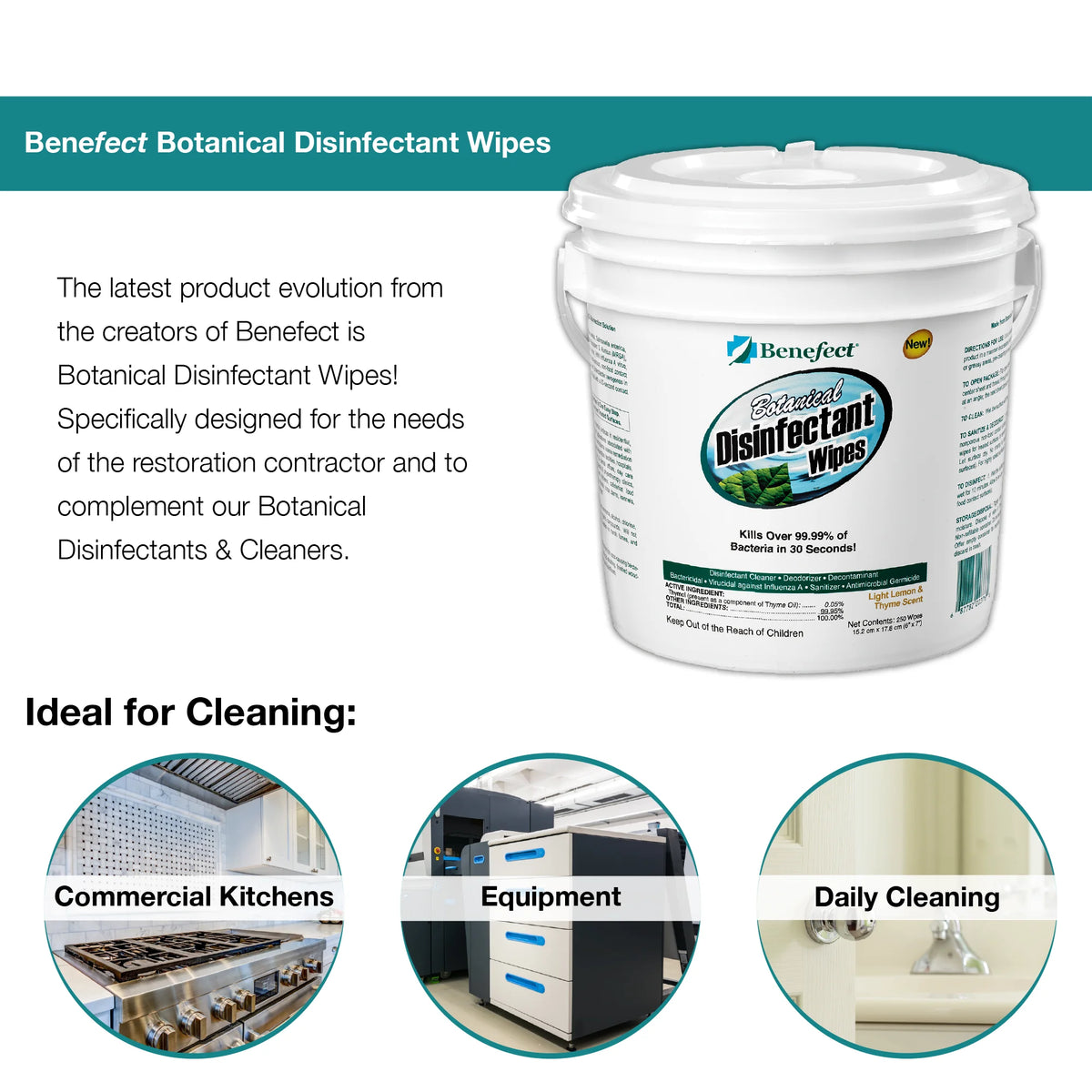 Botanical Disinfectant Wipes X334854
