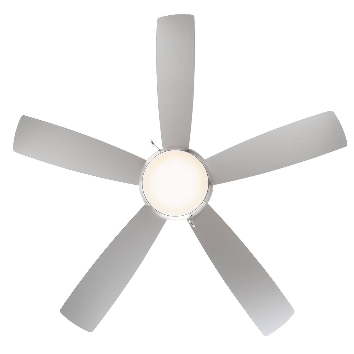 Matte White Ceiling Fan with LED Lights H152
