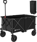 Folding Wagon Cart with All-Terrain Wheels S372