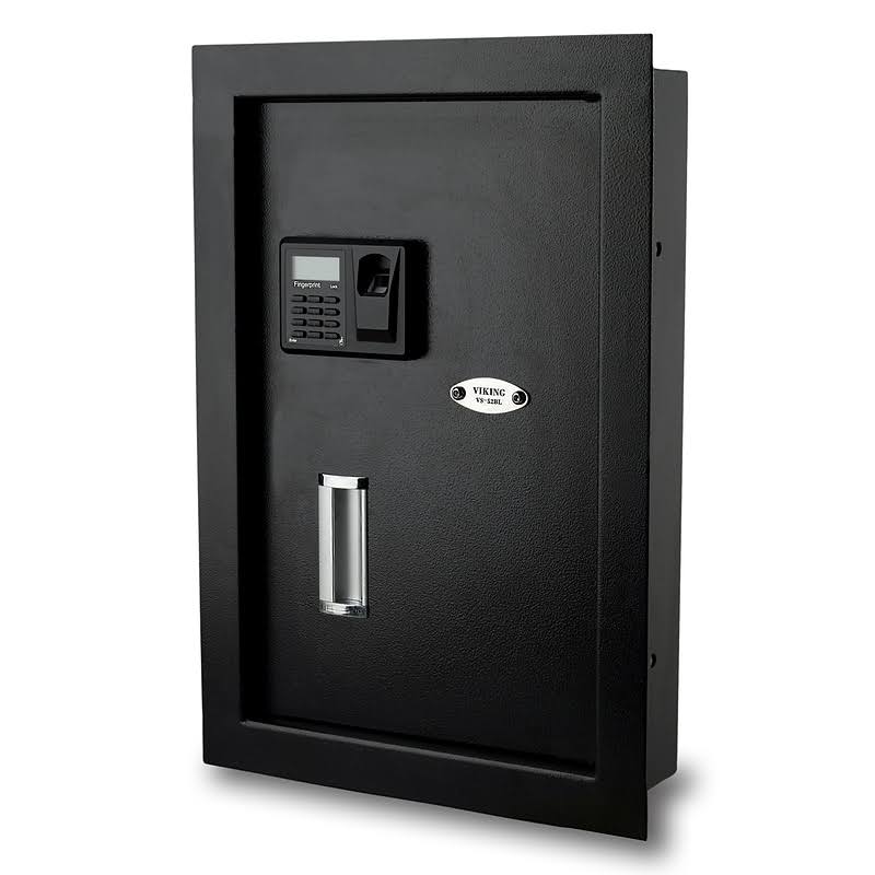 Biometric Lock Wall Safe R3758