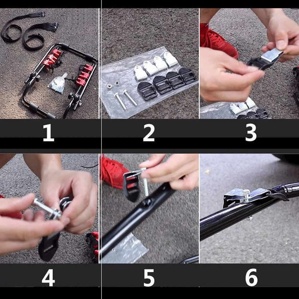 3-Bike Trunk-Mount Bicycle Rack for Car SUV G573