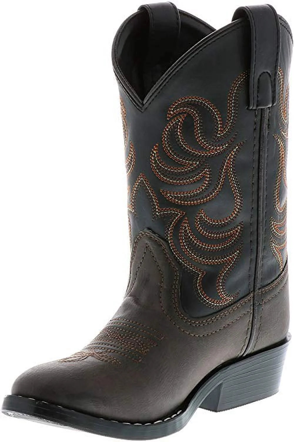 Brown/Black Western Cowboy Boots D90131