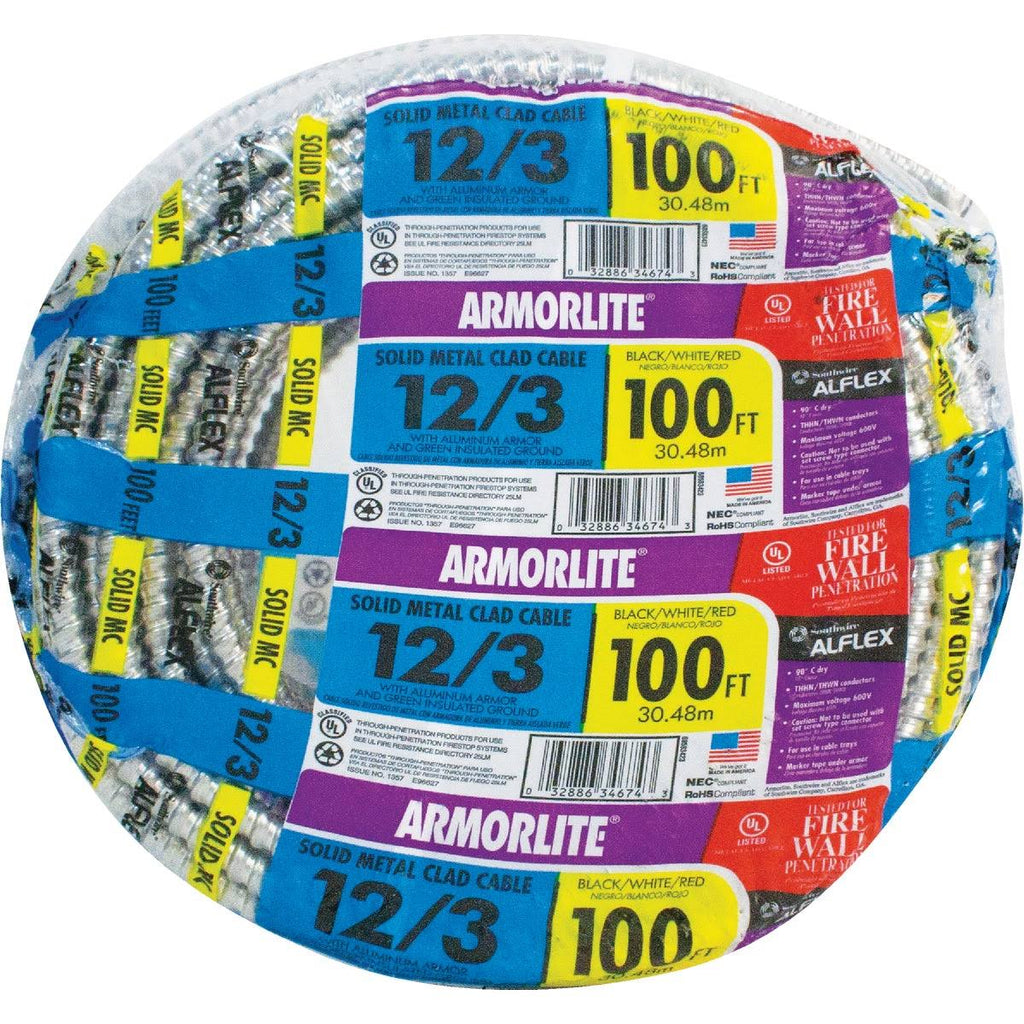 12/3 MC Aluminum Cable J755096