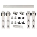 Stainless Steel Sliding Barn Door Hardware Kit Y150523