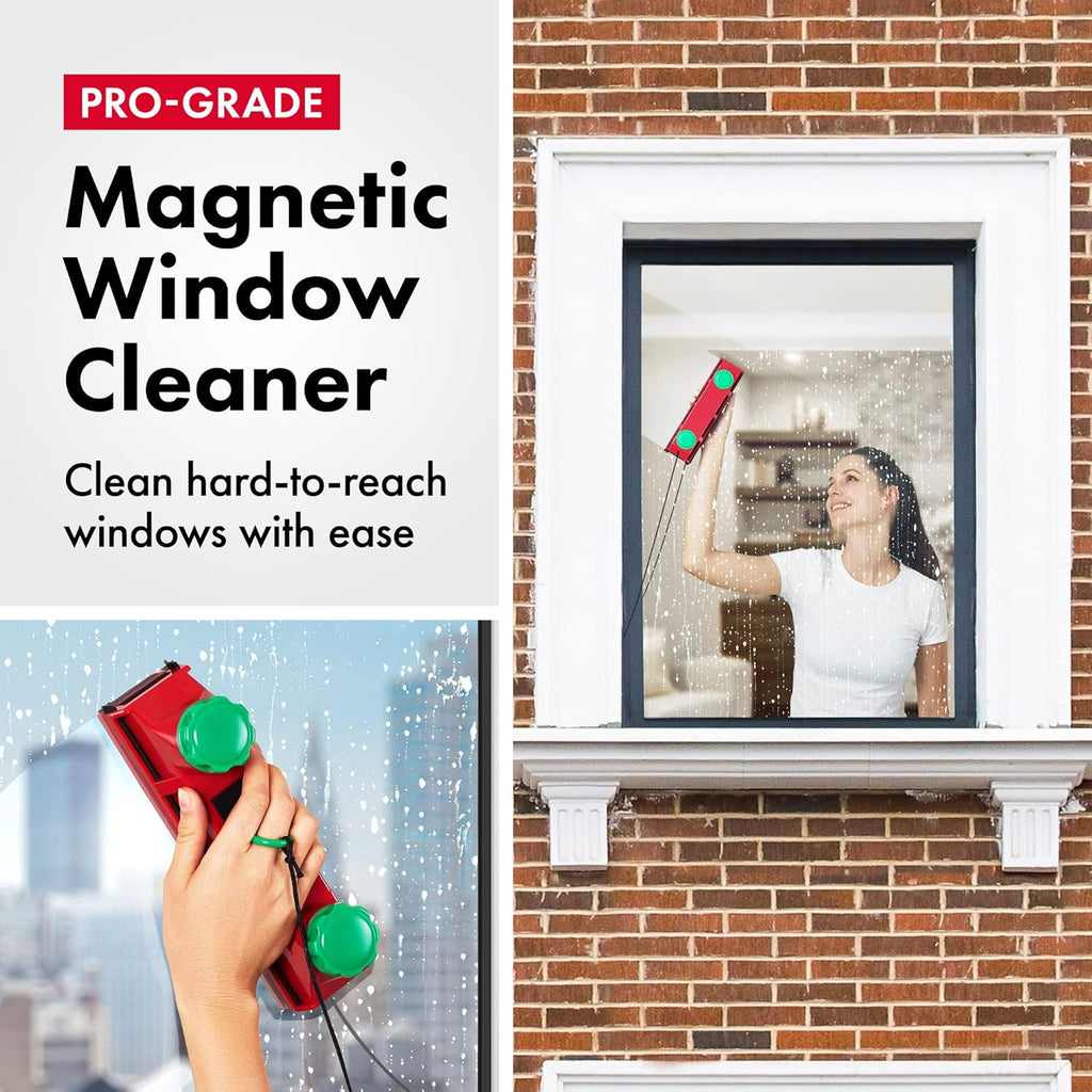Magnetic Window Cleaner with Adjustable Force Control, Double-Sided L6908
