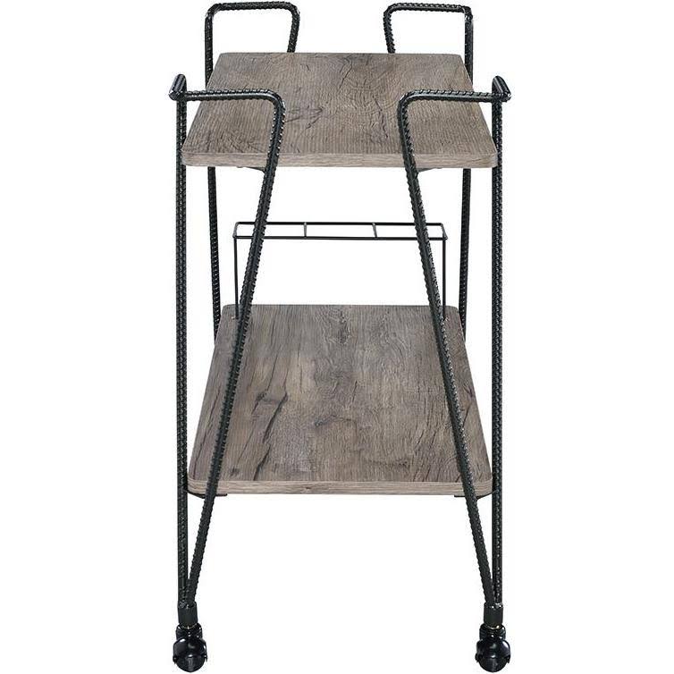 Black Metal Serving Cart C4476