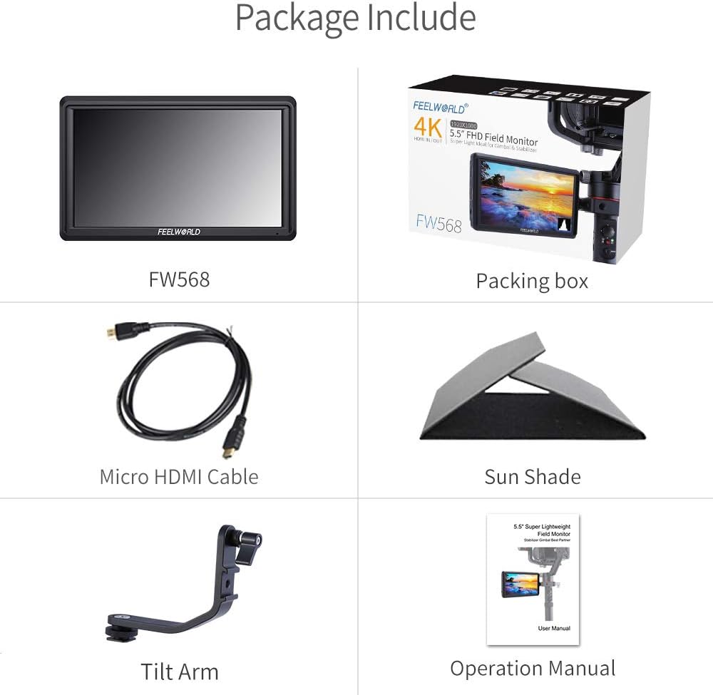 5.5 inch DSLR Camera Field Monitor with 4K HDMI B984394