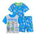 3-piece Poly Pajama Shorts Set M2891