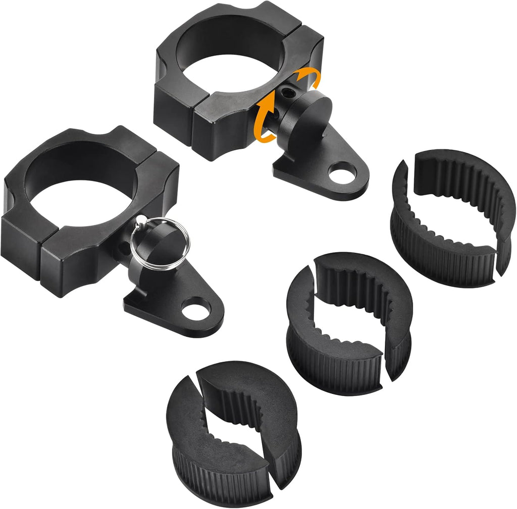 2PCS Quick-Release UTV Flag Pole Mounting Bracket for 1-2in Roll Bar Z1115