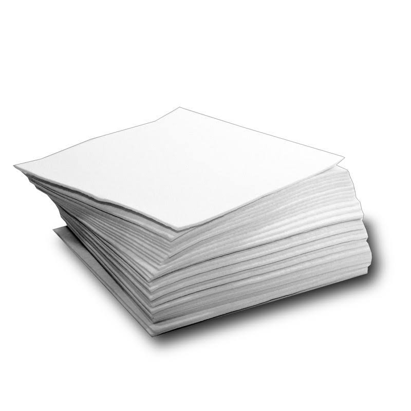 White Absorbent Pad 100/Box W68650