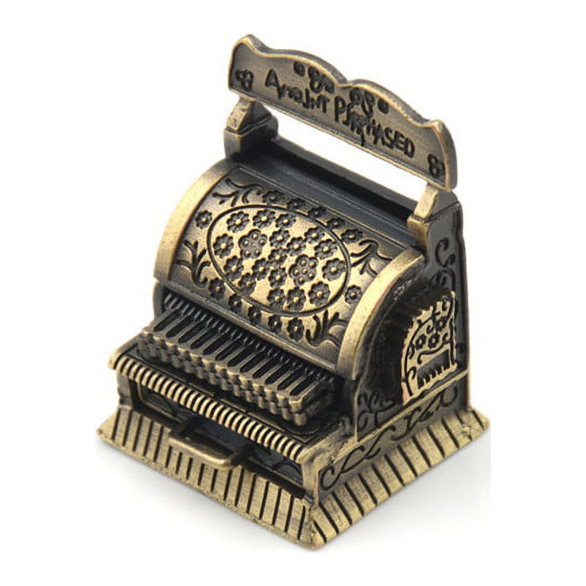 Vintage Metal Cash Register Dollhouse Miniature Furniture F429478