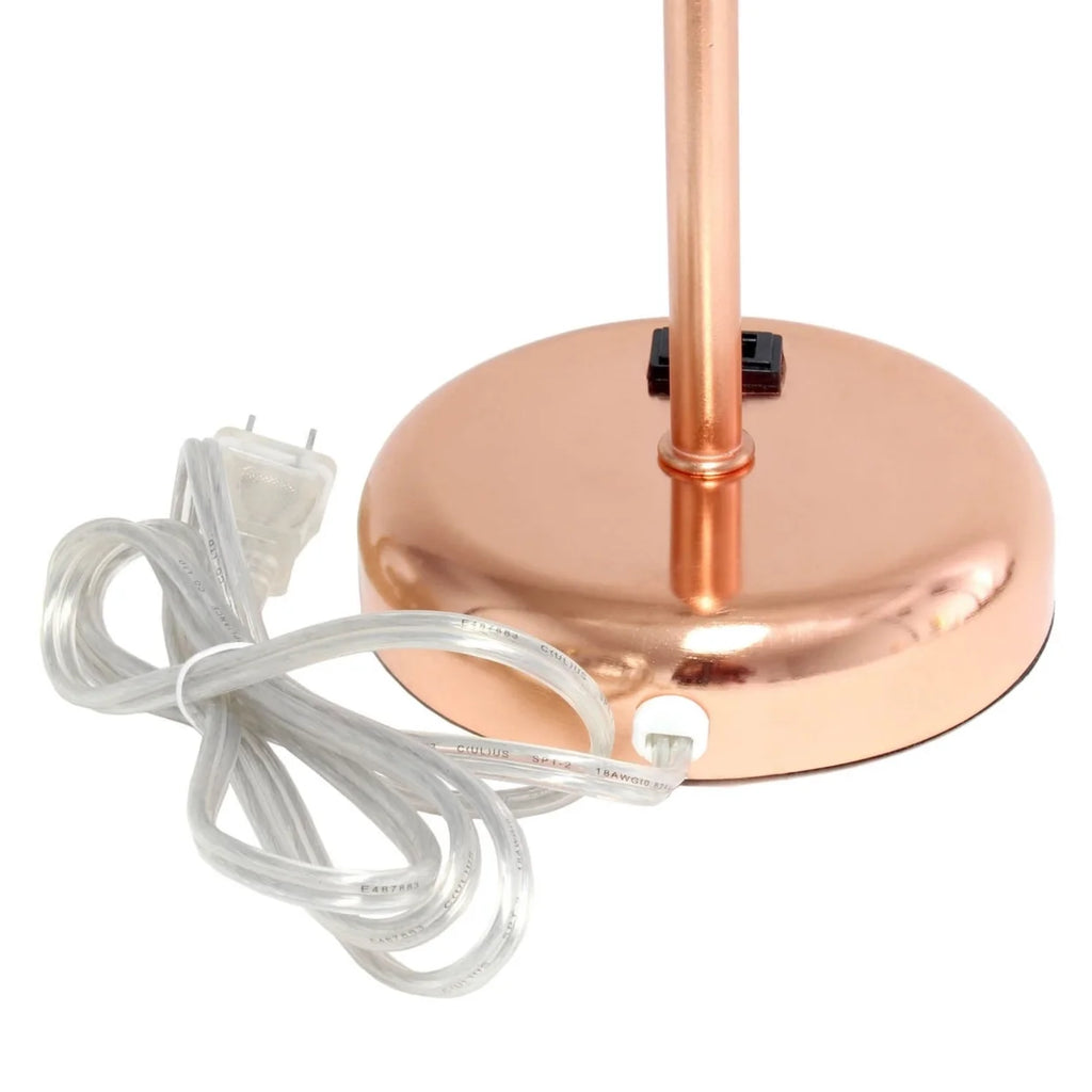 Pink Stick Lamp with Fabric Shade S426