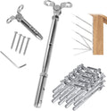 20 Set Swageless Cable Railing Kit 1/8 T316 Stainless Steel Hardware G7327