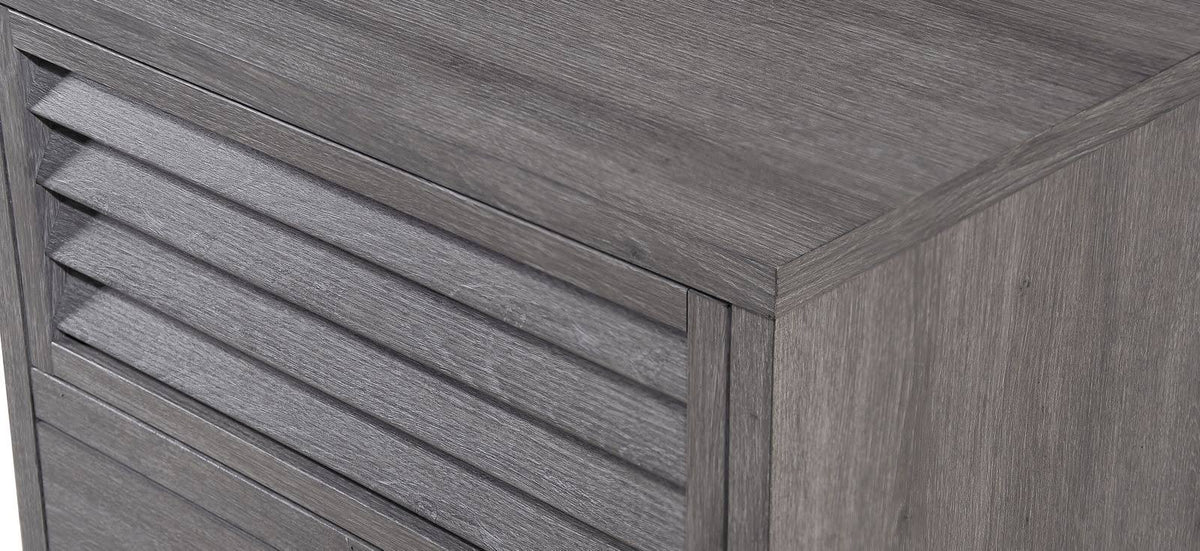 Weathered Grey 5 Drawers Chest T985725