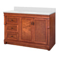 Warm Cinnamon Vanity Cabinet with Marble Vanity Top G92761
