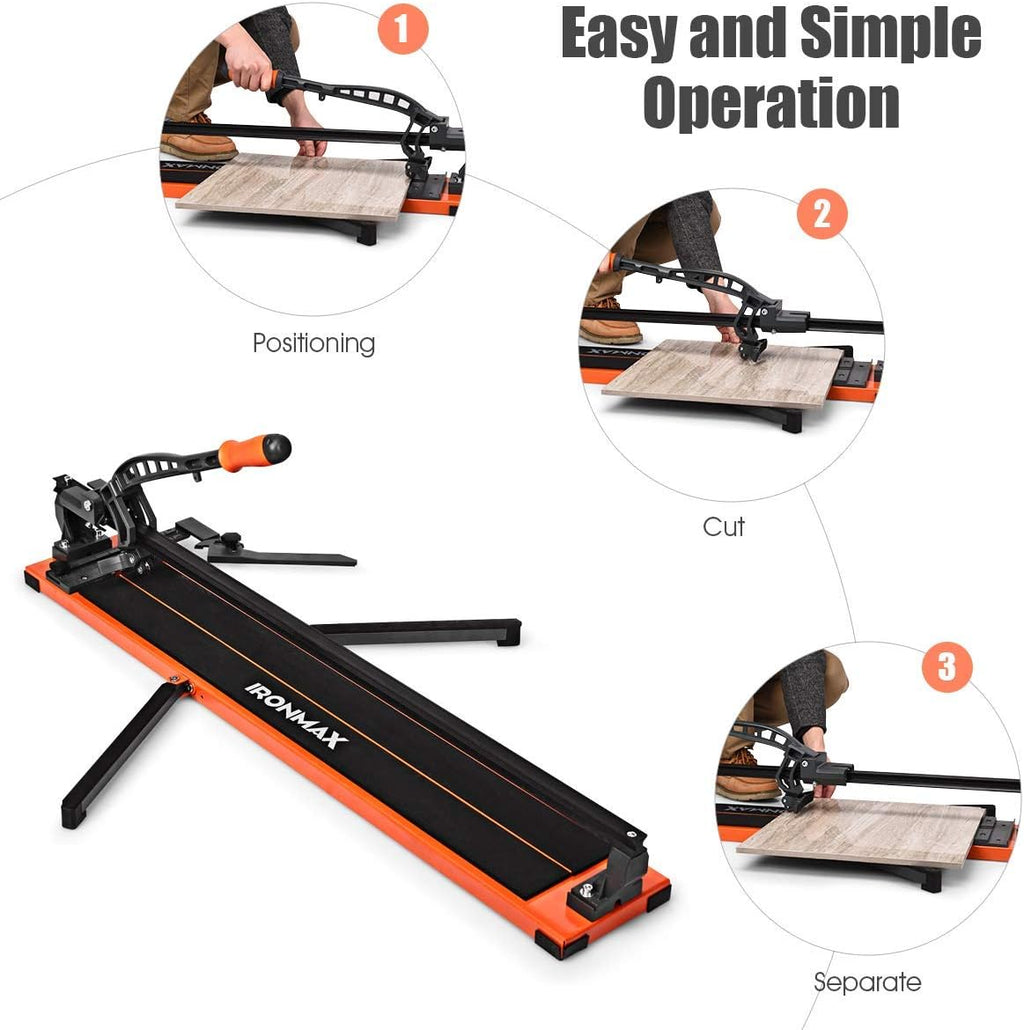 36-Inch Manual Tile Cutter with Tungsten Carbide Cutting Wheel Q967009