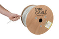 Cat6a Riser 1000ft White 23AWG 4 Pair Solid Bare Copper UTP N8365