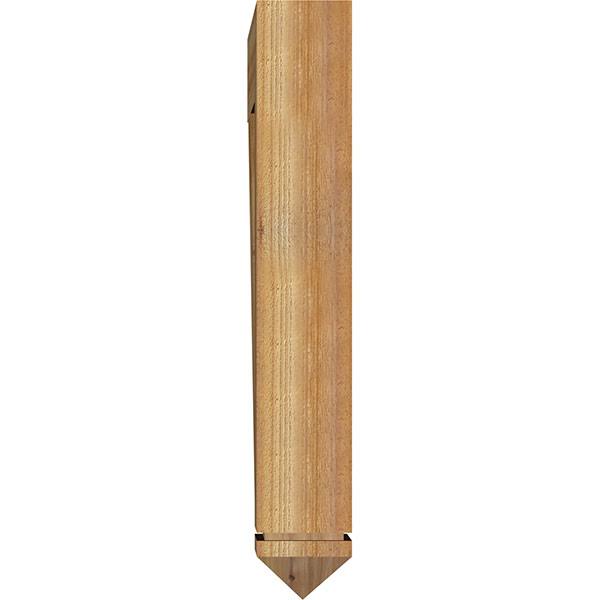 Traditional Arts & Crafts Rough Sawn Western Red Cedar Bracket W17359