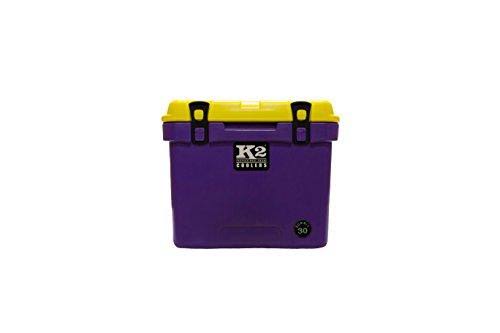 Purple and Yellow 30 Quart Cooler D289829