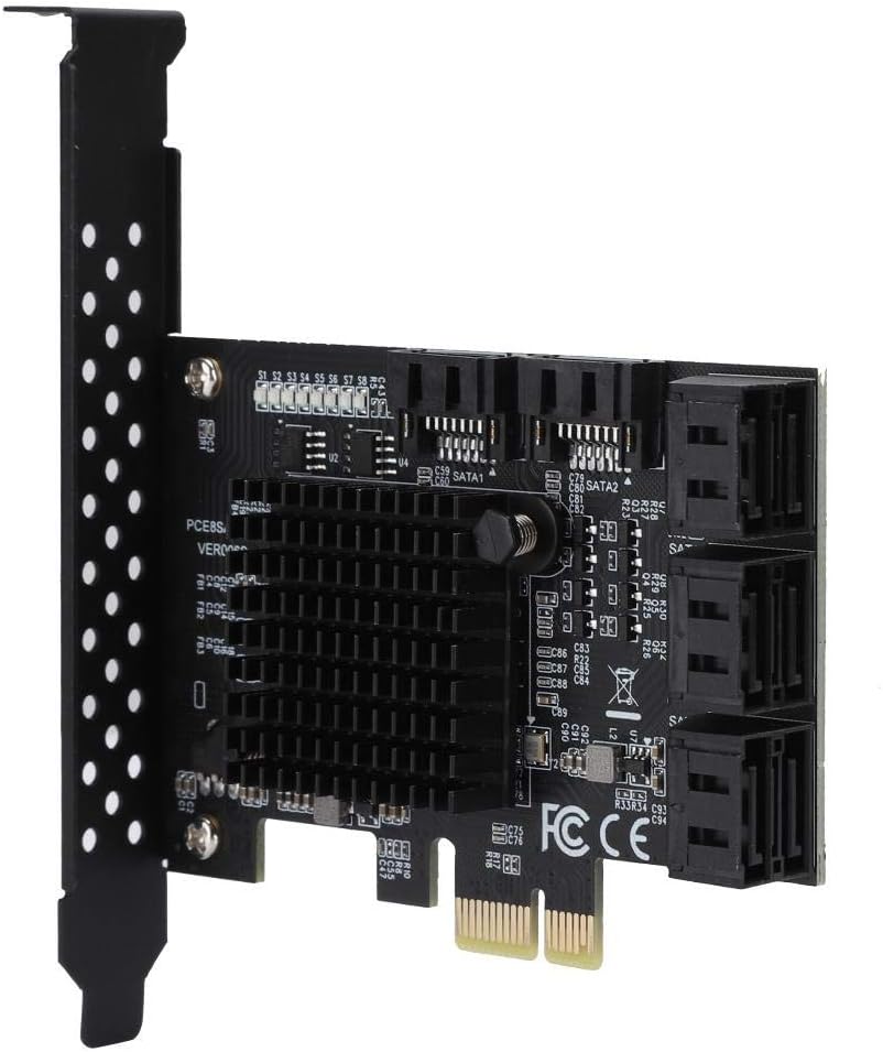 SATA 3.0 PCI-E 8 Port Controller Expansion Card with Low Profile Bracket A382