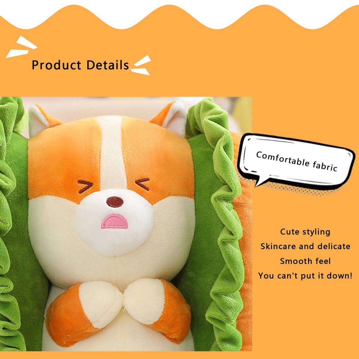 Fuzzy Hamburger Plush Toy J344797